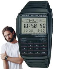 Relógio Casio Masculino Calculadora Digital Preto DBC-32-1ADF, Preta