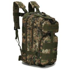 Mochila Multiuso Escolar Militar Tática Cargueira 30 Litros Camping Pesca Verde