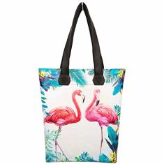 Bolsa Tropical Feminina Flamingos, Magicc B-178