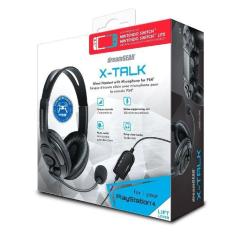 Headset Gamer X-Talk DreamGear para Xbox PS Nitendo Com cancelamento de Ruído Preto-Unissex