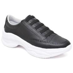 Tênis Sapatênis Sneaker Chunky Detalhe Perfuros-Feminino