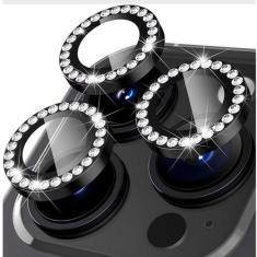 Kit 3 Película Câmera Brilho Glitter Compatível Com iphone 11 12 13 Pr