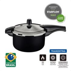 Panela de Pressão Tramontina Vancouver Effect 6L em Alumínio com Reves