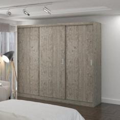 Guarda-Roupa Casal 3 Portas de Correr 4 Gavetas 1905 - Foscarini