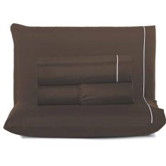 Jogo De Lençol King Top Line 180 Fios 4 Peças - Tabaco