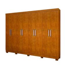 Guarda Roupa Rufato  Lazio 8 Portas, Imbuia