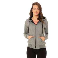 Jaqueta Moletom Zuup Forrado Cinza
