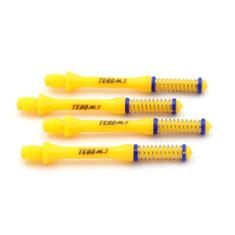 CUESOUL Eixo de dardo muito fino TERO AK7 P/M/G com mola embutida telescópica para dardos de ponta de aço e dardos de ponta macia, conjunto de 4 peças