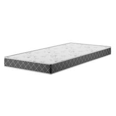 Colchão Casal Double Face Fusion com Espuma D-20 138x188 Xadrez/Preto 