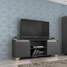 Rack para TV até 60 Polegadas 2 Portas 3 Prateleiras Benevello Quiditá