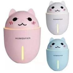 Umidificador Gatinho com Luminária e Ventilador - BC BORA COLEGA SHOP,