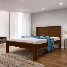 Cama Casal Confortável e Moderna Luz Malbec