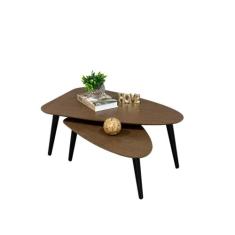 Mesa de Centro Sala Estar Decorativa Sofá Canto Escritório - Maraka In