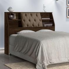 Cabeceira Casal Núbia Box Chocolate