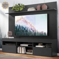 Rack com Painel e Suporte TV 65'' com Prateleira Madri