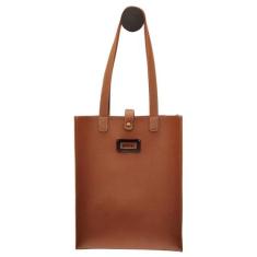 Bolsa De Ombro Brnk Fashion Em Sintetico Caramelo - Brinko