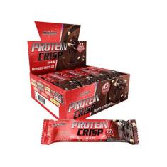 Barra de Proteína Integralmedica Protein Crisp 540g 12 unidades, Brown
