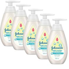 Kit 5 Sabonete Líquido Johnson`s Recém Nascido 200ml