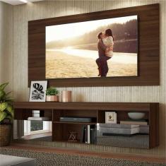 Painel TV 65" c/ Rack Suspenso e Espelho Flórida Multimóveis