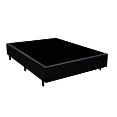 Base Box Viúva Belos Sonhos Sintético Preto 40x128x188