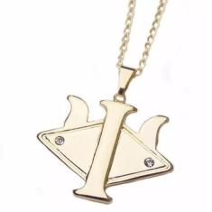 Colar Cordão Recursos Humanos RH Folheado A Ouro 18k - Milena Folheado