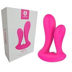 Vibrador RECARREGAVEL FORTE Duplo Plug Anal e Ponto G Masturbador Feminino S-Hande MENTO - DELIRIOSS SEXY SHOP