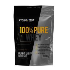 100 Pure Whey 900g Refil Probiótica Iogurte com Coco