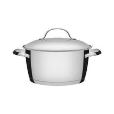 Caçarola funda Inox Fundo Triplo 24cm Tramontina 62654/240, Inox, 24cm