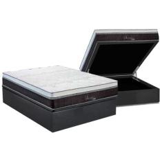 Cama Box Baú + Colchão Polar Molas Ensacadas Serenatta 138x188 - Colch