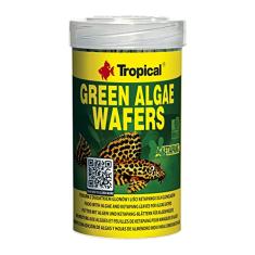 Tropical Green Algae Wafers - Ração Em Forma De Pastilha Para Animais Herbívoros - Pote 45G