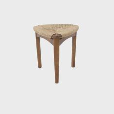 Banqueta Dália Baixa em Madeira de Eucalipto