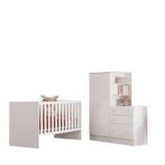 Quarto Infantil Doce Sonho com Guarda Roupa e Berço - FdECOR - Qmovi