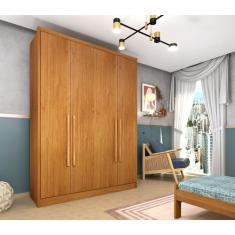 Guarda Roupa Solteiro 4 Portas Zelandia 165cm Espresso Móveis