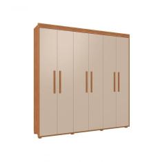 Guarda Roupa Milão P/ Quarto De Casal 100% Mdf Camas Fênix