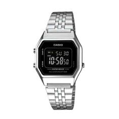 Relógio Casio Vintage Prata Feminino LA680WA-1BDF-SC, Prata