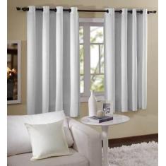 Cortina Para Janela Barcelona  2,00x1,80  Branca  Admirare