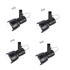Kit 4 Spot Trilho Perfilado Eletro calha Par20 Bulbo OL4