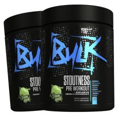 Pré Treino Suplemento 2x Stoutness Pre Workout Bulk Nutrition-Unissex