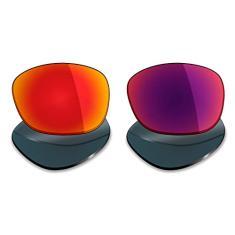 2 pares de lentes polarizadas de substituição da Mryok para óculos de sol Oakley Drop in – Opções