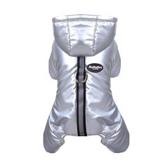 Izefia Casaco para cães à prova de vento, casaco para clima frio, 4 pernas, quente, para cães, roupas grossas de inverno, casaco à prova de neve, casaco de algodão para cães pequenos, médios, gatos,