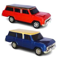 2 Carro Miniatura Veraneio 26 cm carrinho Brinquedo Em Plástico Diverplas