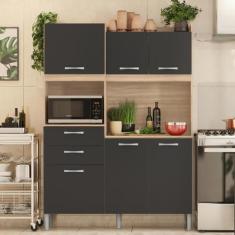 Armario De Cozinha 6 Portas 2 Gavetas Harmonia - Demóbile