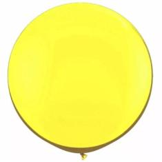 Balão Látex 250 Fat Ball Amarelo 30" 76 Cm 1 Und Pic Pic