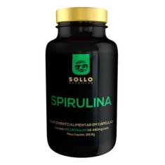 Spirulina 60 Cápsulas - Sollo Nutrition