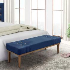 Recamier Banqueta Divã Quarto Casal Banco Estofado 0,9 M - Artemis - M