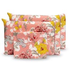 Lençol Queen 3 Peças Melissa Micropercal P. Palito Estampado - Bem Me 