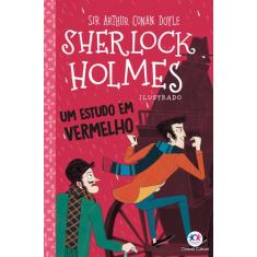 Livro - Sherlock Holmes ilustrado - Um estudo em vermelho