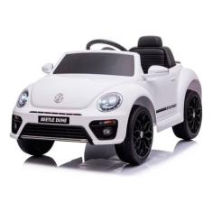 Mini carro eletrico beetle fusca 6V licenciado volkswagen dune cores
