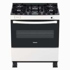 FOGAO A GAS PICASSO VITREO 5 Q BRANCO GAS GLP