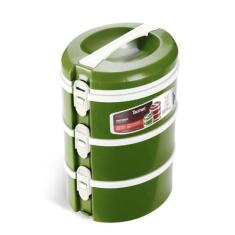 Conjunto Pratos Térmicos 3 Pratos Patrick Taumer, Verde